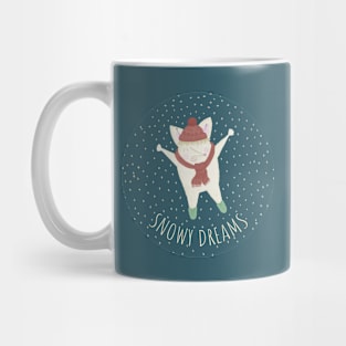 sweet mouse snowy dreams Mug